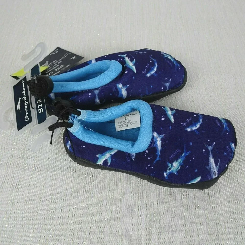 💰3/$25 New Tommy Bahama Water Shoes Swim Toddler 5/6 UPF 50+